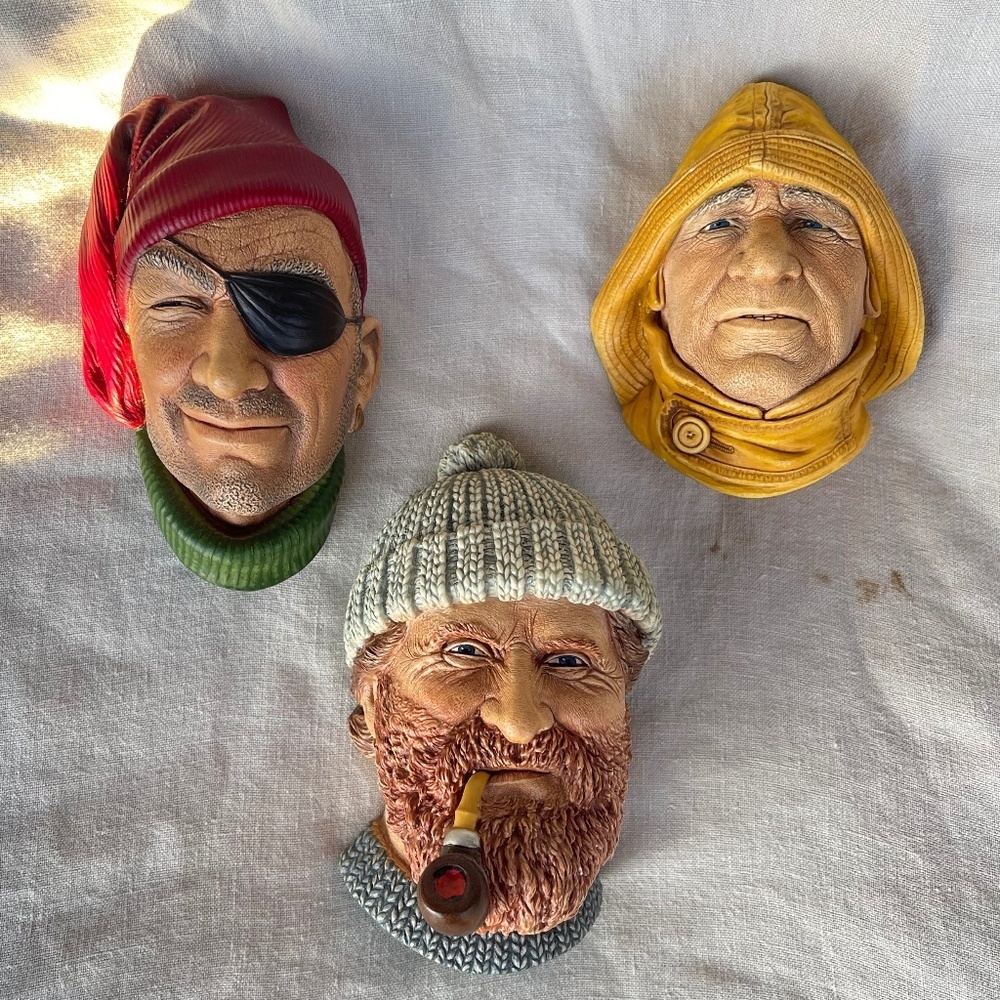 Bossons Set of Three Nautical Themed Wall Sculptures